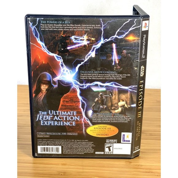 Star Wars Episode III 3 Revenge of the Sith (PlayStation 2) No Manual - Picture 5 of 5
